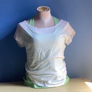 Vintage green patch Lululemon cool racerback